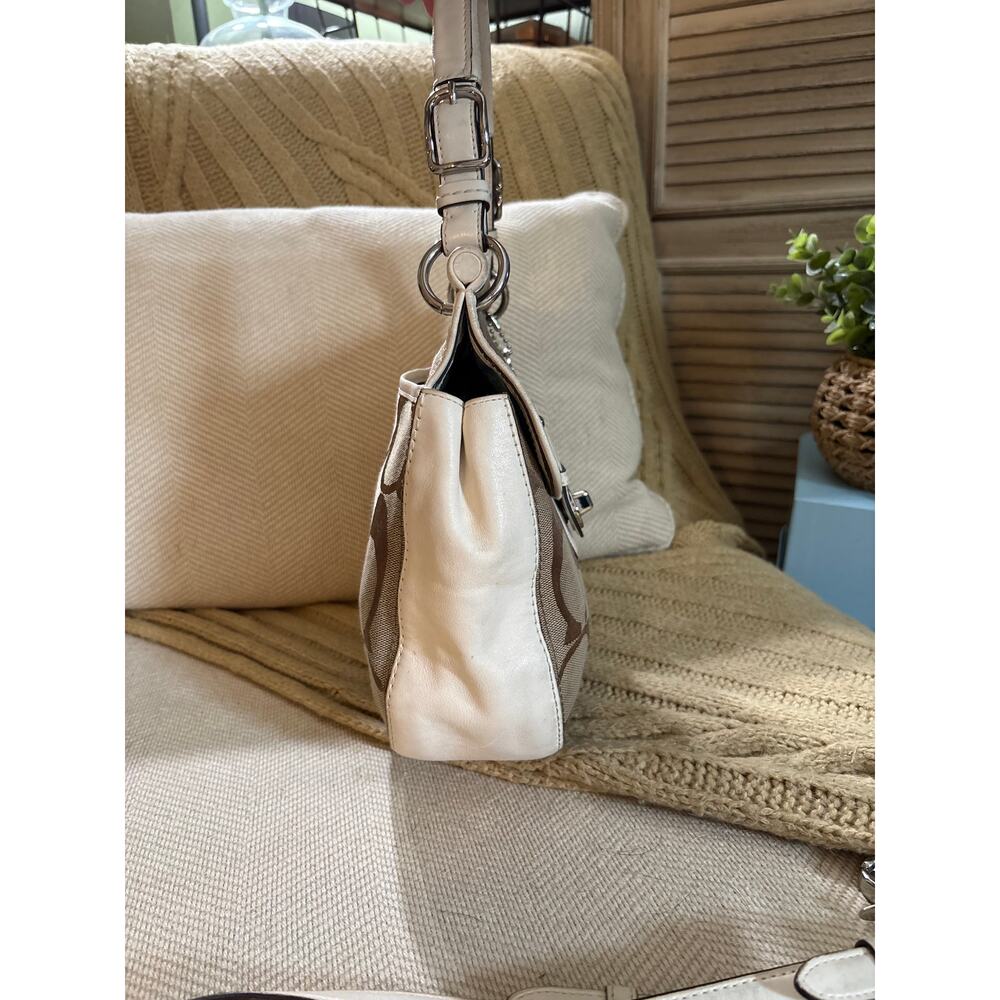 Coach 70th Anniversary Limited Edition Willis 19034 - Ivory/Tan/Khaki - Picture 7 of 16